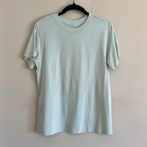 Lululemon All Yours Tee Shirt Pima Cotton Delicate Mint 2